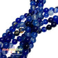 Ágata Azul en Tira #6 (60pz)| Cuentas Redondas para Pulseras y Joyería | Piedra Natural para Bisutería