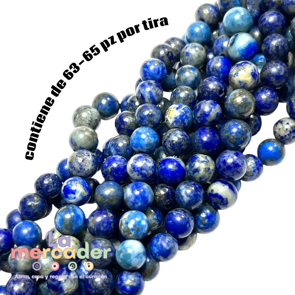 Lapislázuli Denim Natural con Calcita y Pirita