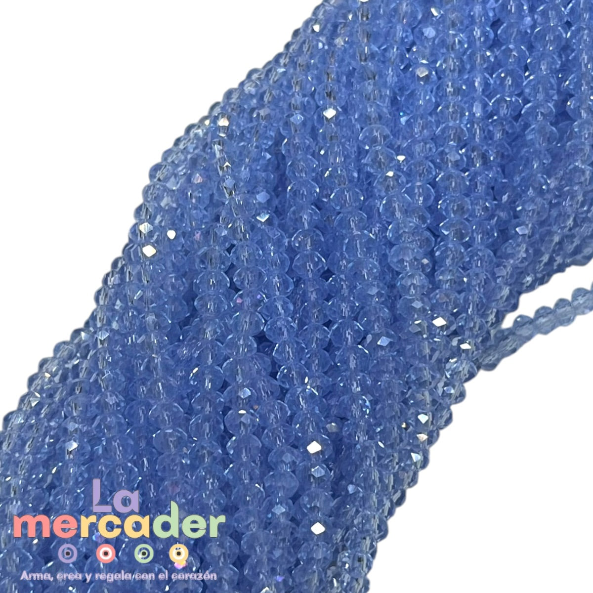Cristal Facetado #2 (2mm) para Pulseras y Collares | 148-158 Piezas