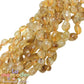 Citrino Nugget 6-8 mm Tira 46-48 Piezas | Piedra Natural Amarilla para Pulseras y Collares
