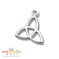 Dije Triqueta Acero Inoxidable 304 13 mm | Símbolo Celta Nudo de la Trinidad para Collares y Pulseras