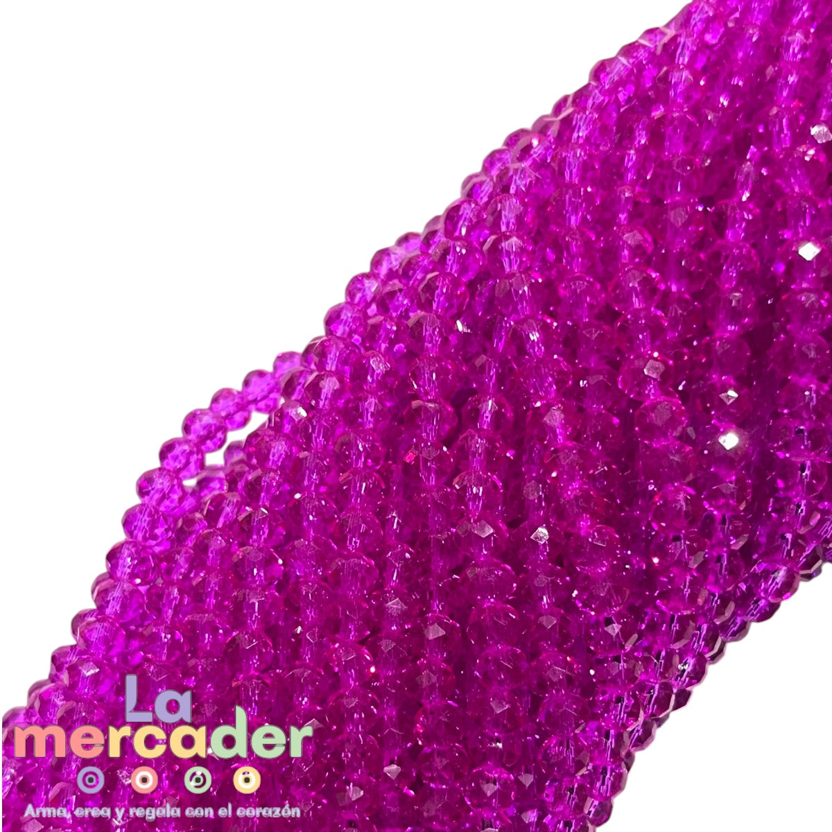 1 Tira Cristal Checo Facetado #6, Joyería, Tira 80 A 85 Pz