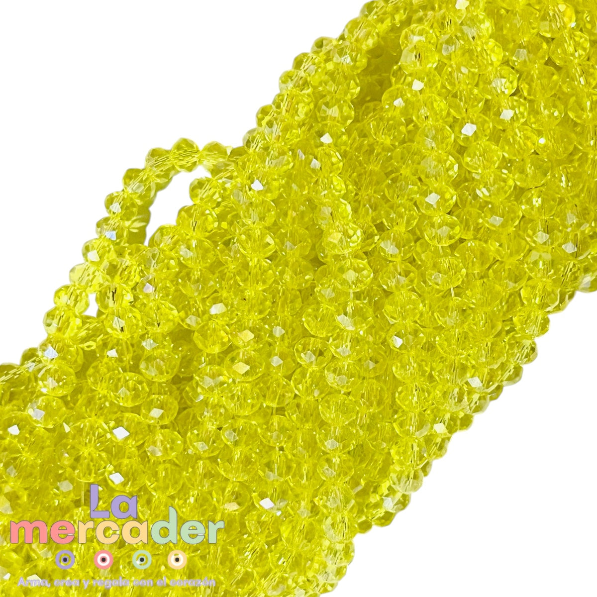 1 Tira Cristal Checo Facetado #6, Joyería, Tira 80 A 85 Pz