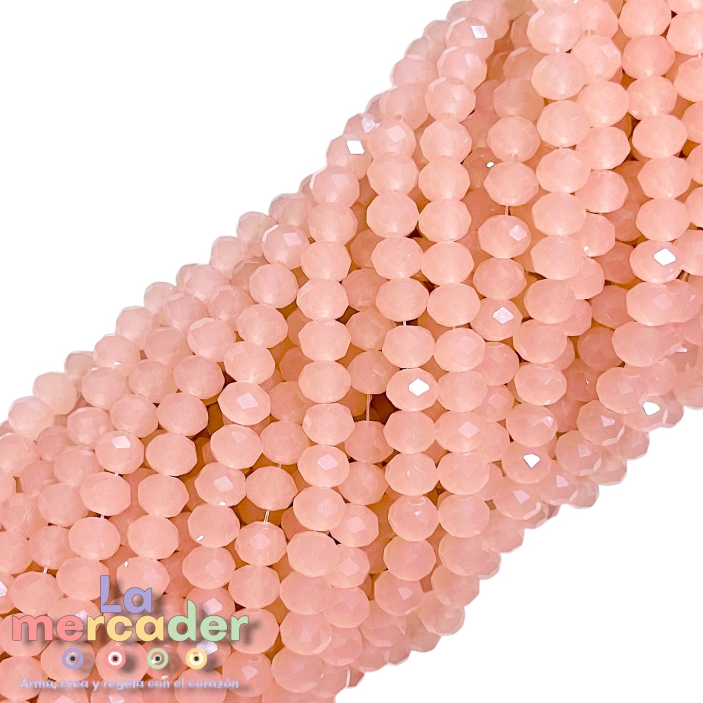 1 Tira Cristal Dona Checo 8mm – Brillo que Inspira ✨