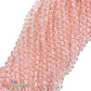Cristal Bicono 4mm  | Tira de 75–78 Piezas | Colores Vibrantes para Pulseras y Collares