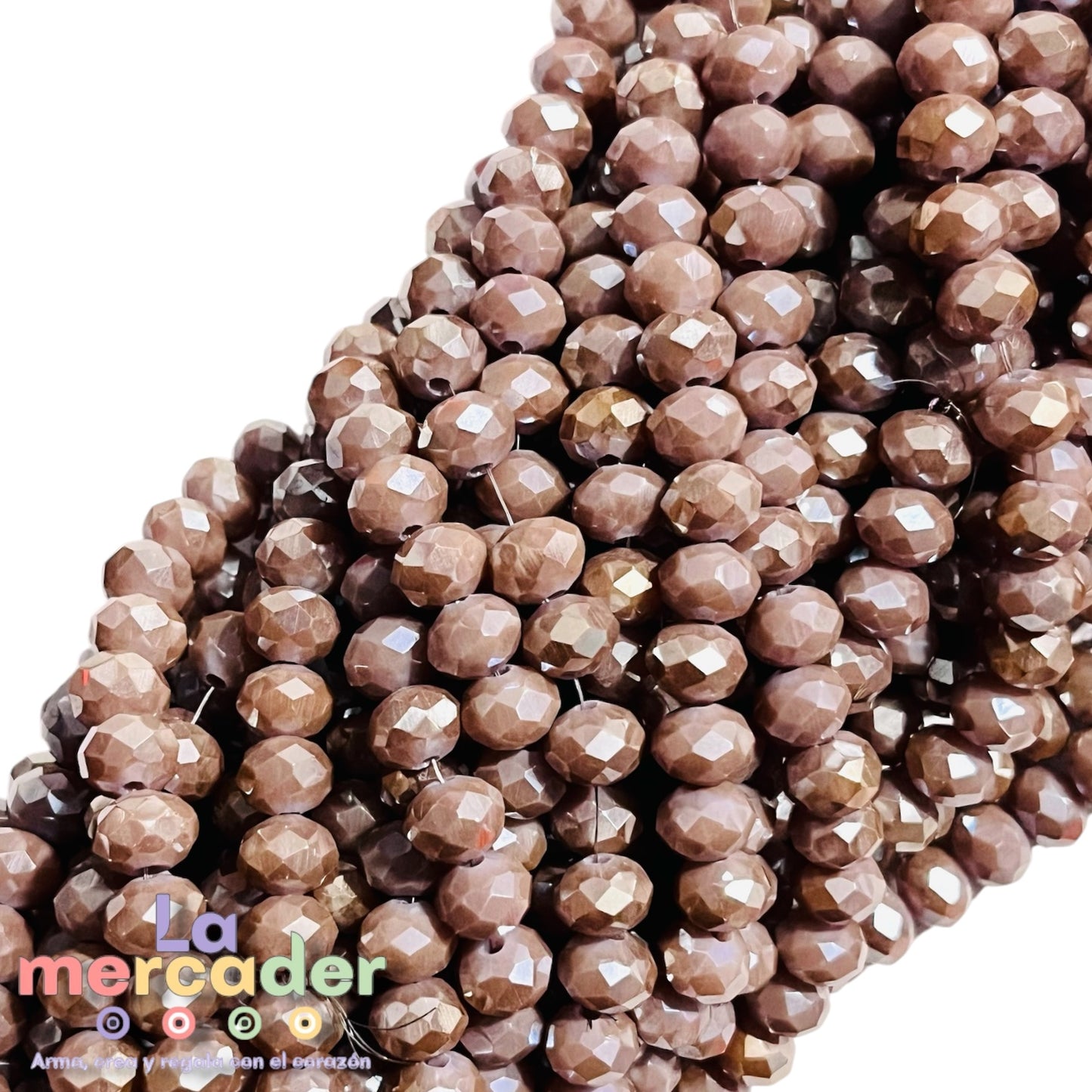 1 Tira Cristal Dona Checo 8mm – Brillo que Inspira ✨