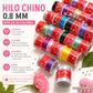 Hilo Chino 0.8 mm para Pulseras, Bisutería y Macramé | +30 Colores