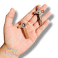 Crucifijo Cruz de Madera con Cristo y San Benito 5.6 cm