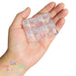 Frascos Acrílicos Transparentes con Rosca 3x2.2cm | Pack de 4 Piezas para Chaquira, Mostacillas y Bisutería