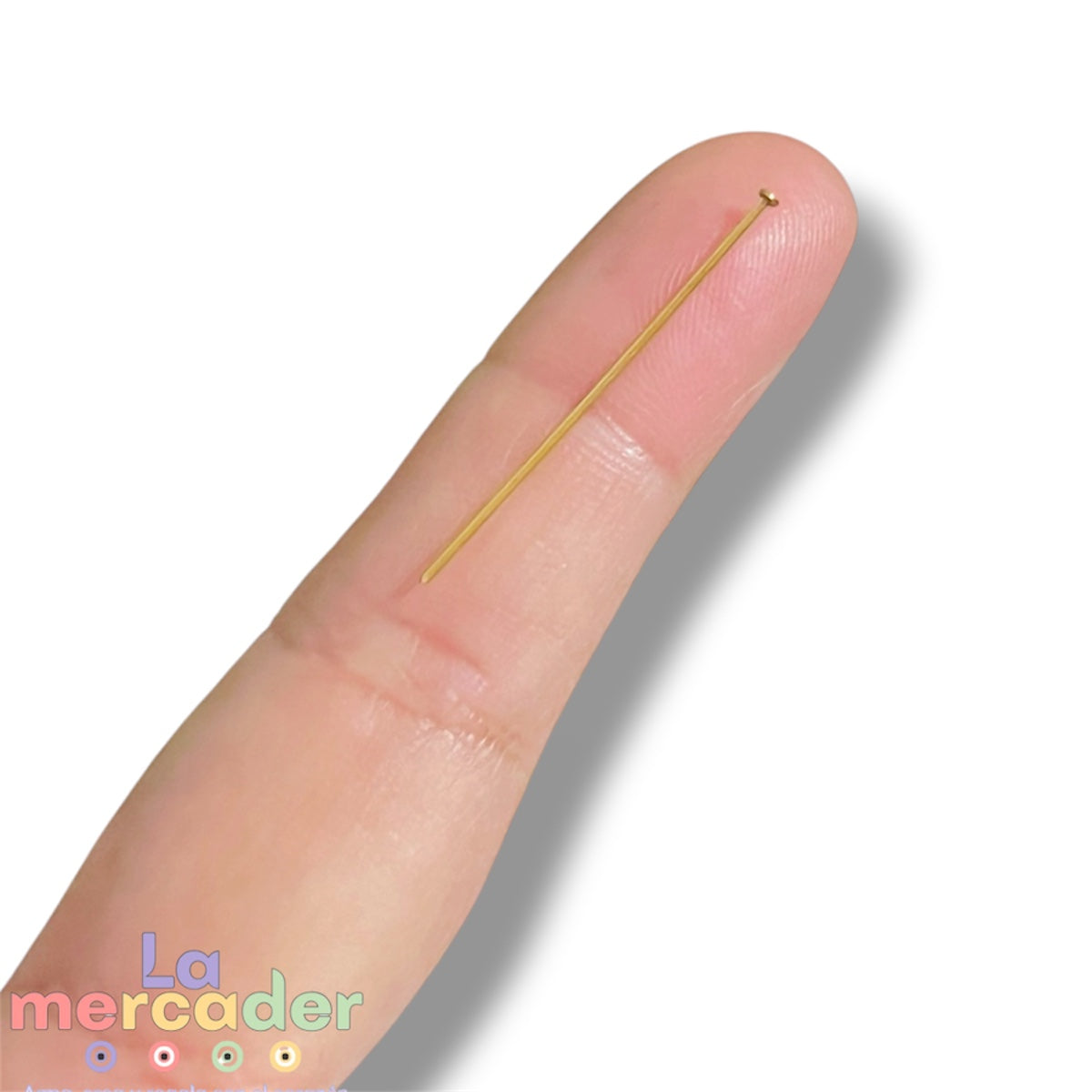 Clavos de Cabeza Acero Inoxidable Dorados 30mm para Bisutería | 50 Piezas