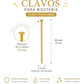 Clavos de Cabeza Acero Inoxidable Dorados 30mm para Bisutería | 50 Piezas