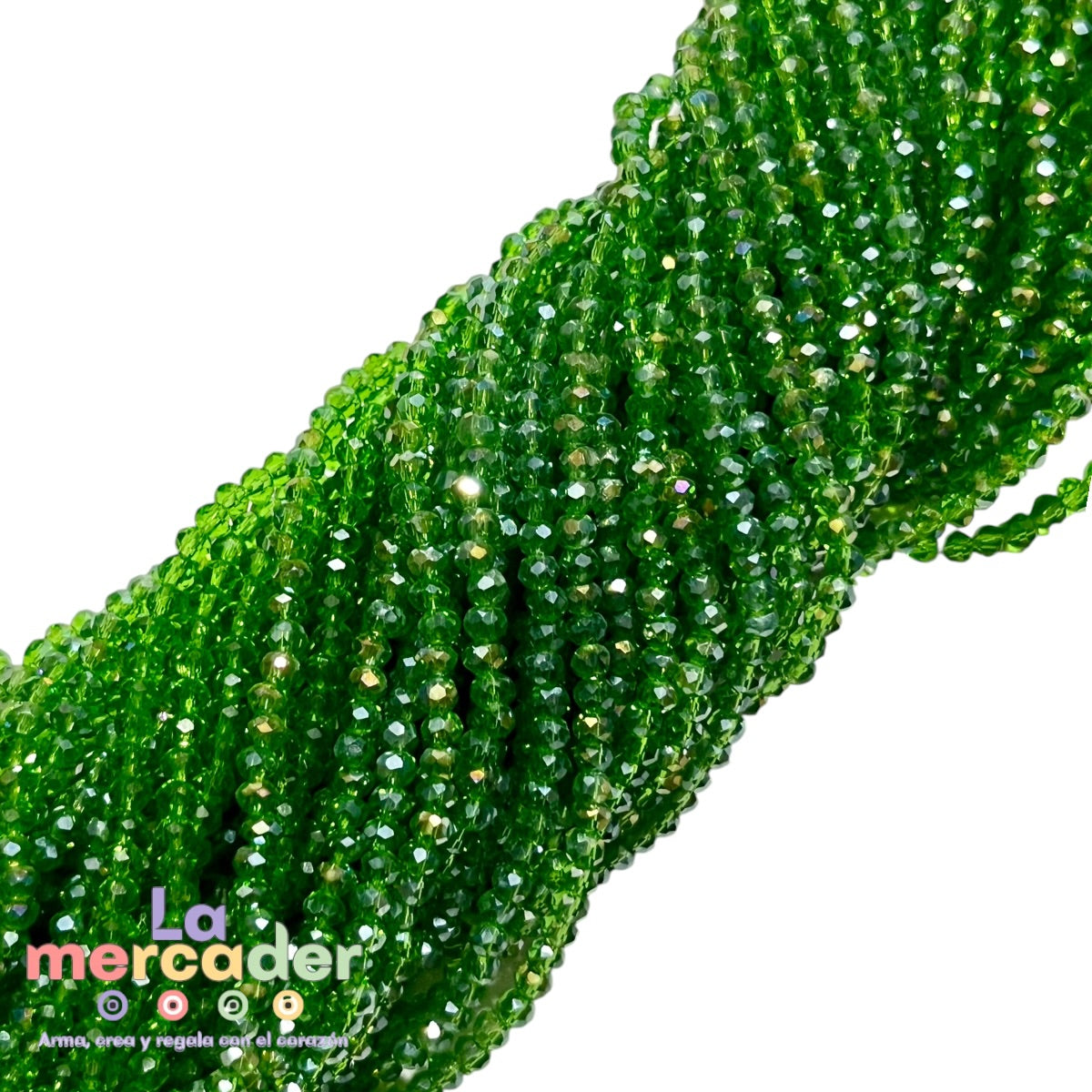 Cristal Facetado #2 (2mm) para Pulseras y Collares | 148-158 Piezas