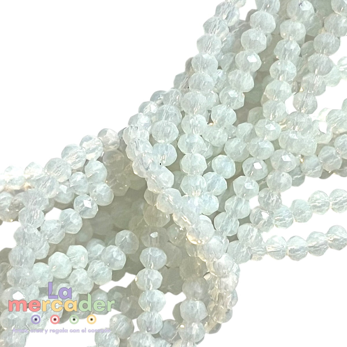 Cristal Facetado #2 (2mm) para Pulseras y Collares | 148-158 Piezas