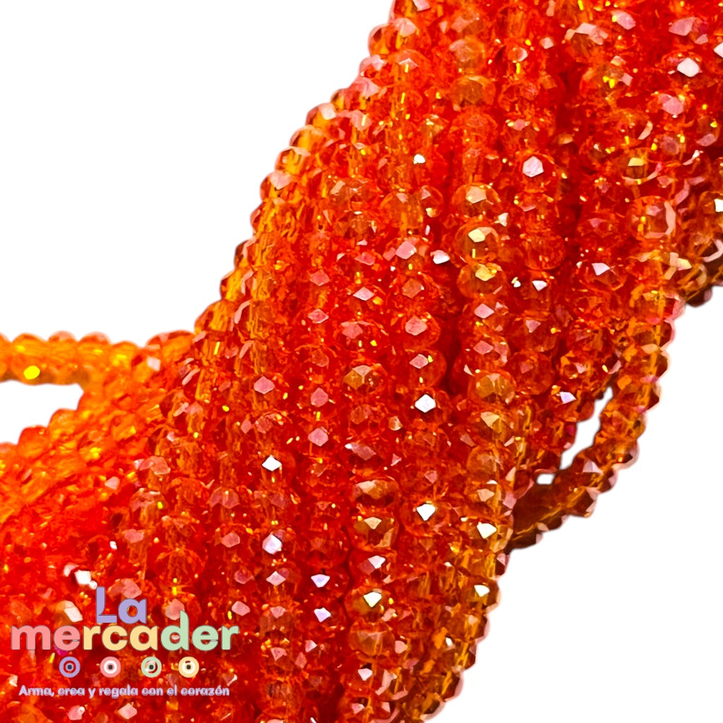 Cristal Facetado #2 (2mm) para Pulseras y Collares | 148-158 Piezas