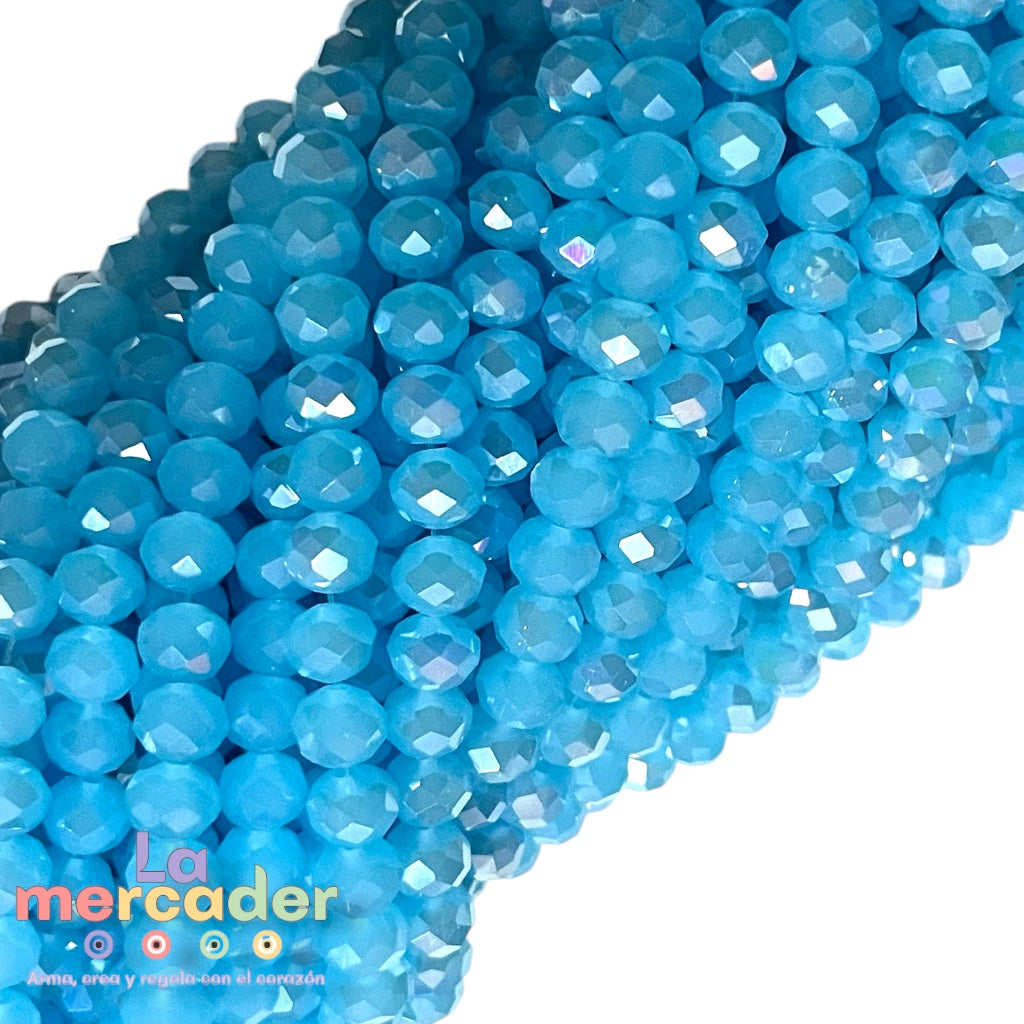 1 Tira Cristal Dona Checo 8mm – Brillo que Inspira ✨