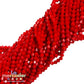 Cristal Bicono 4mm  | Tira de 75–78 Piezas | Colores Vibrantes para Pulseras y Collares