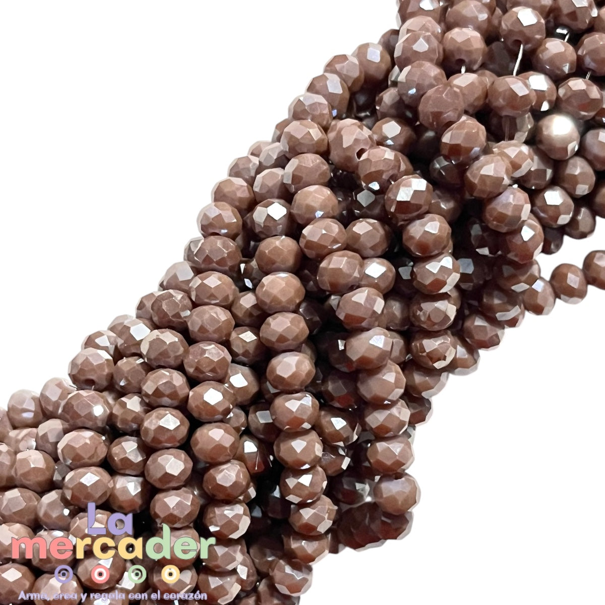1 Tira Cristal Checo Facetado #6, Joyería, Tira 80 A 85 Pz