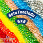 Cristal Gota Facetada 6x8mm para Bisutería – Tira 58-62 Pzas