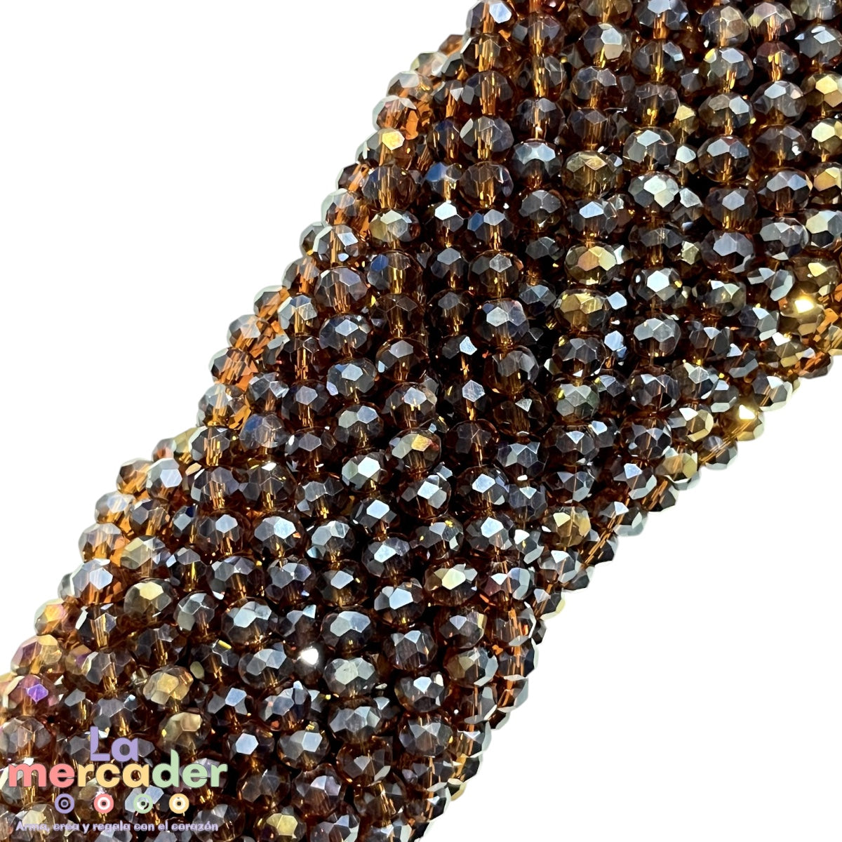 1 Tira Cristal Checo Facetado #6, Joyería, Tira 80 A 85 Pz