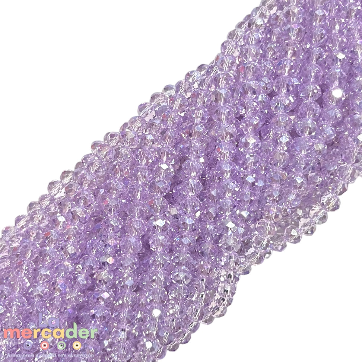 1 Tira Cristal Checo Facetado #6, Joyería, Tira 80 A 85 Pz