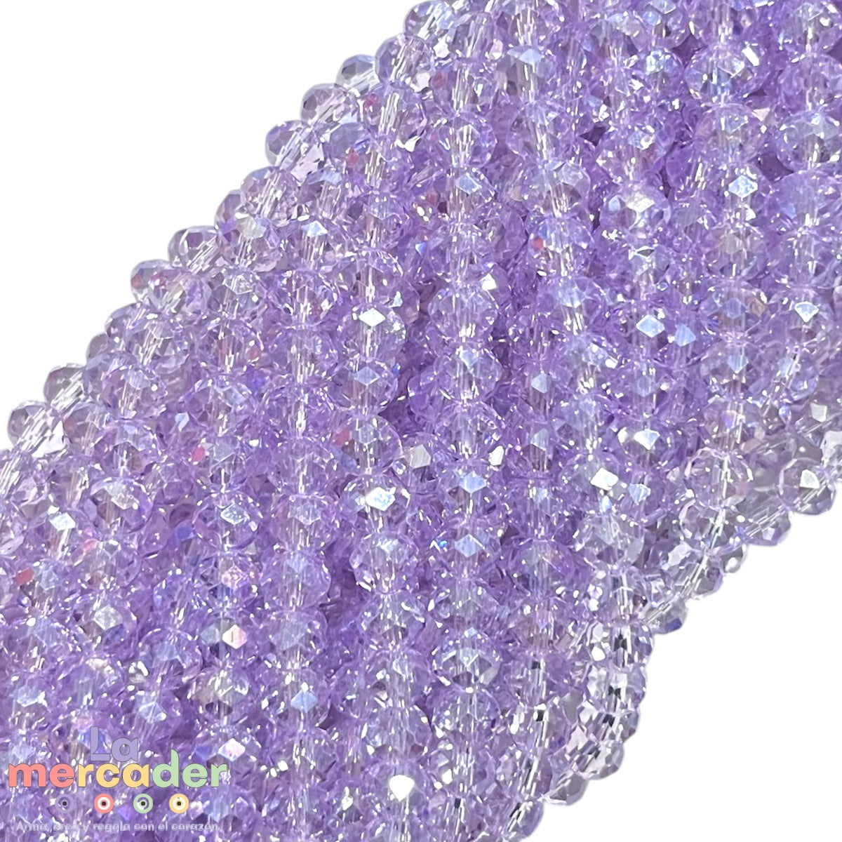 1 Tira Cristal Checo Facetado #6, Joyería, Tira 80 A 85 Pz