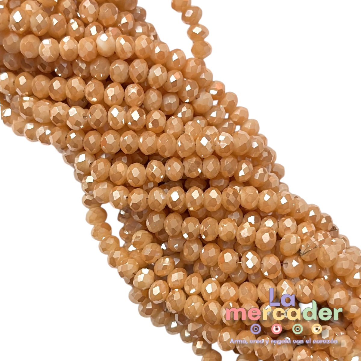 1 Tira Cristal Checo Facetado #6, Joyería, Tira 80 A 85 Pz