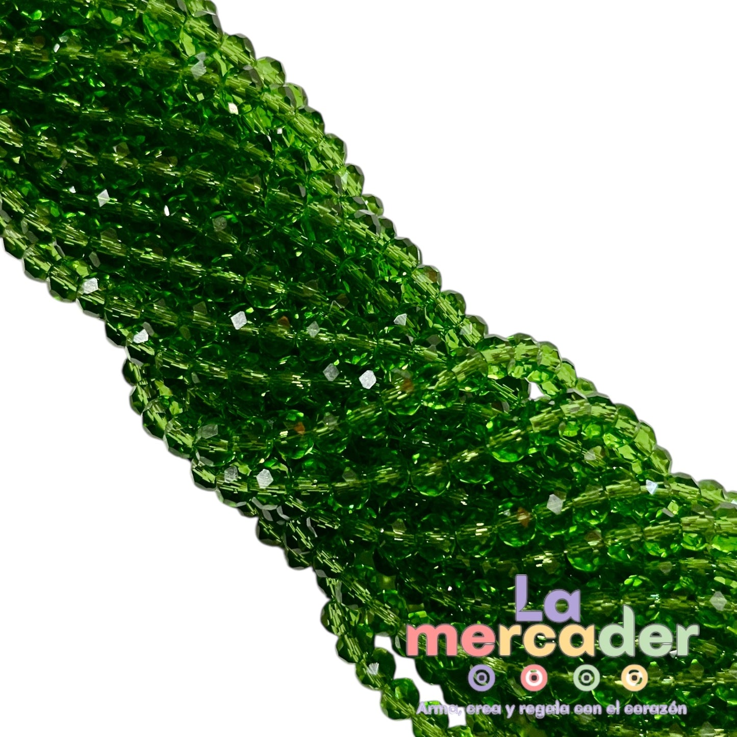 1 Tira Cristal Checo Facetado #6, Joyería, Tira 80 A 85 Pz