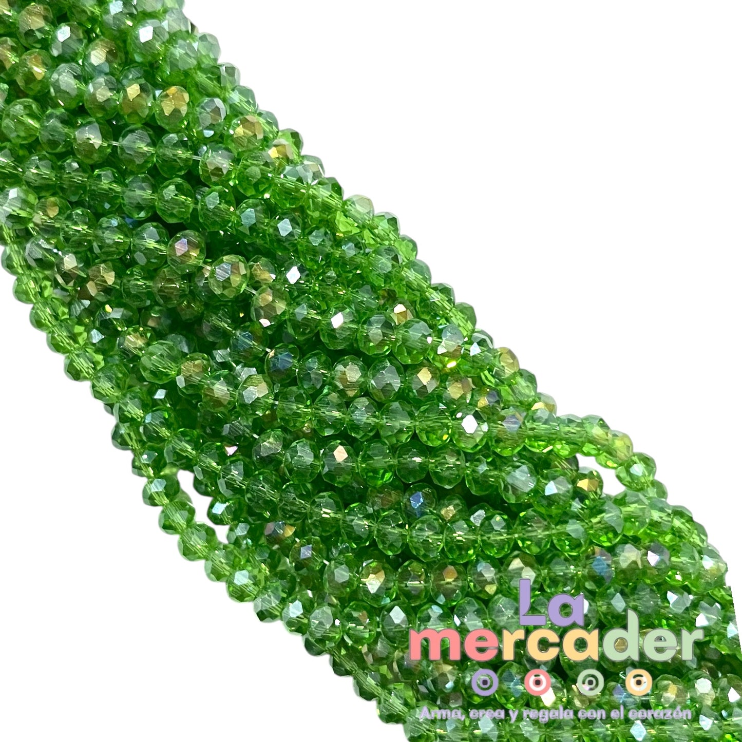 1 Tira Cristal Checo Facetado #6, Joyería, Tira 80 A 85 Pz