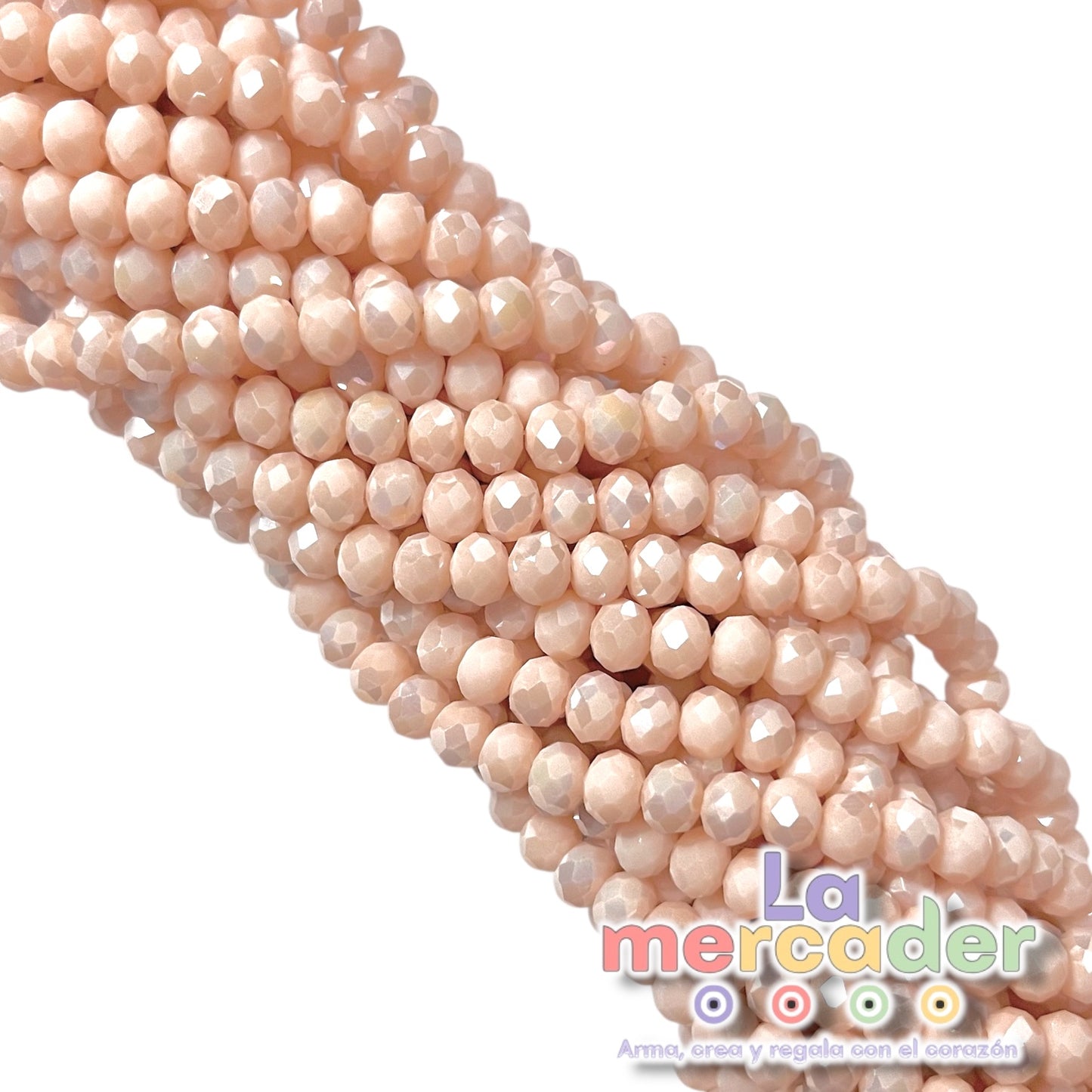 1 Tira Cristal Checo Facetado #6, Joyería, Tira 80 A 85 Pz