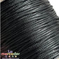Hilo Sintético Encerado Negro 1 mm para Bisutería, Collares y Pulseras | Rollo de 100 Yardas