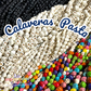 Calaveras de Pasta Turquesina para Bisutería | Cuentas con Orificio Longitudinal en 2 Tamaños