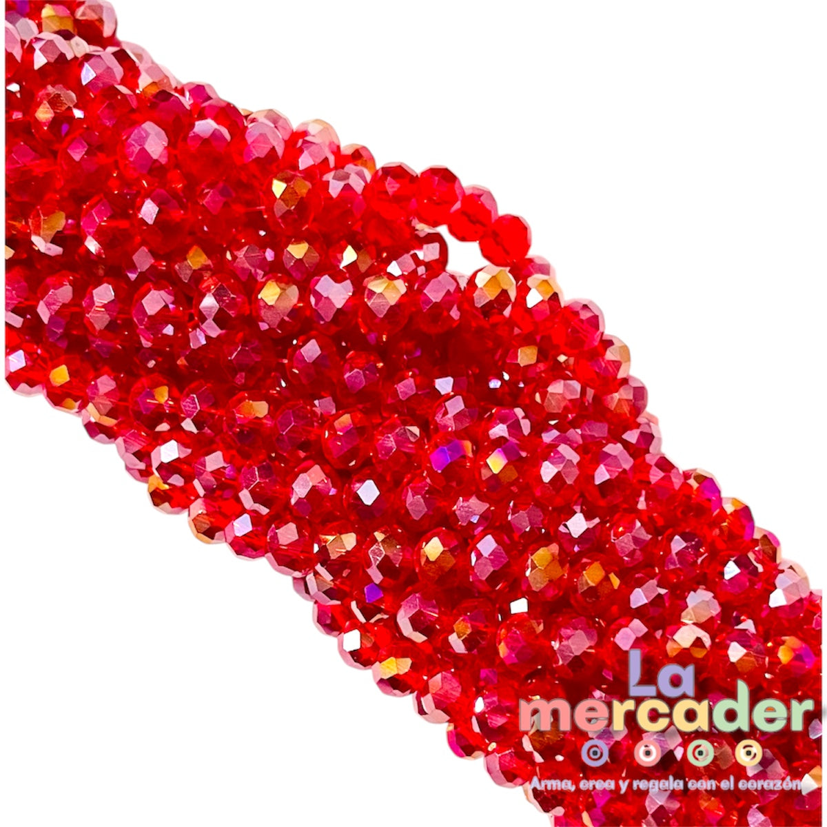 1 Tira Cristal Dona Checo 8mm – Brillo que Inspira ✨