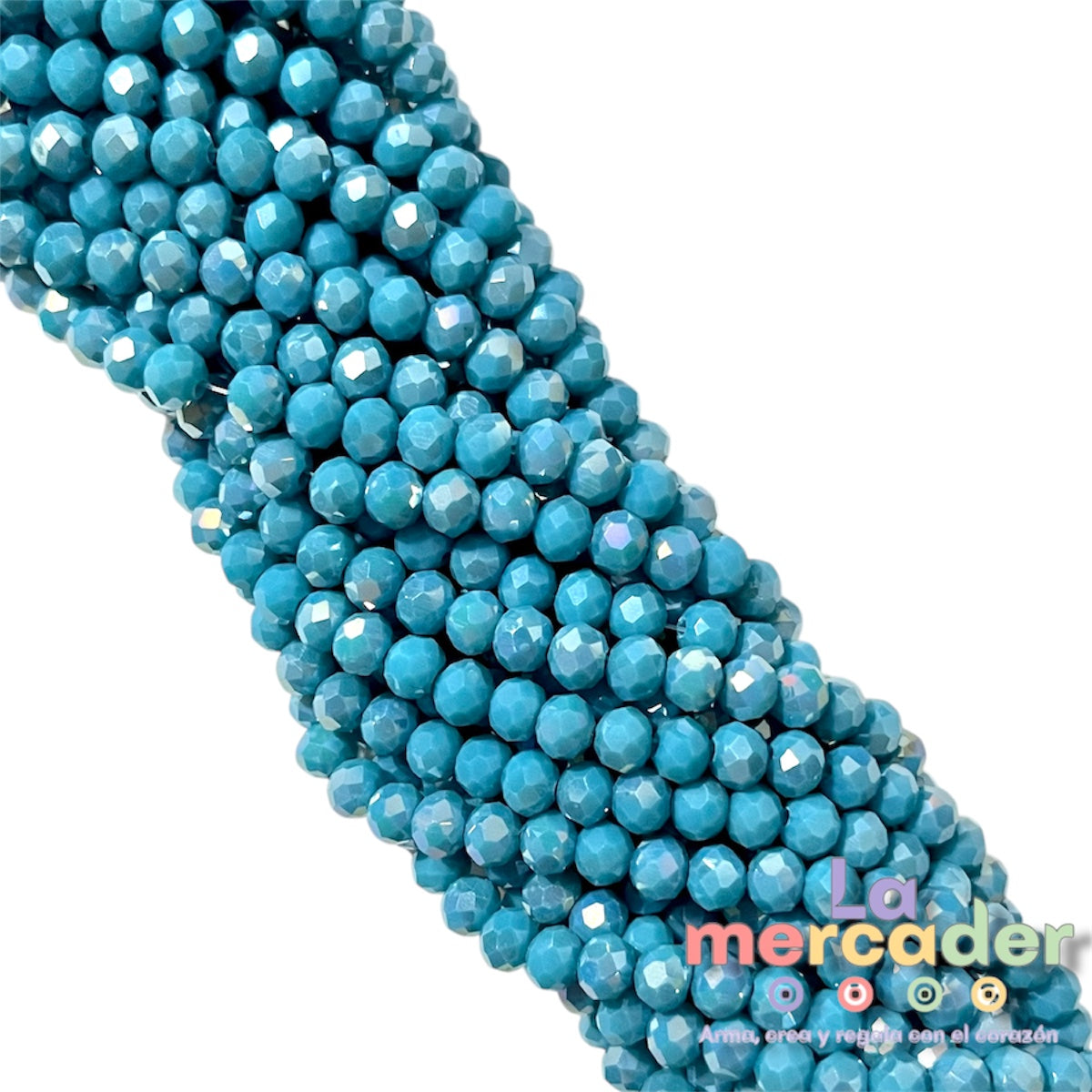 1 Tira Cristal Checo Facetado #6, Joyería, Tira 80 A 85 Pz