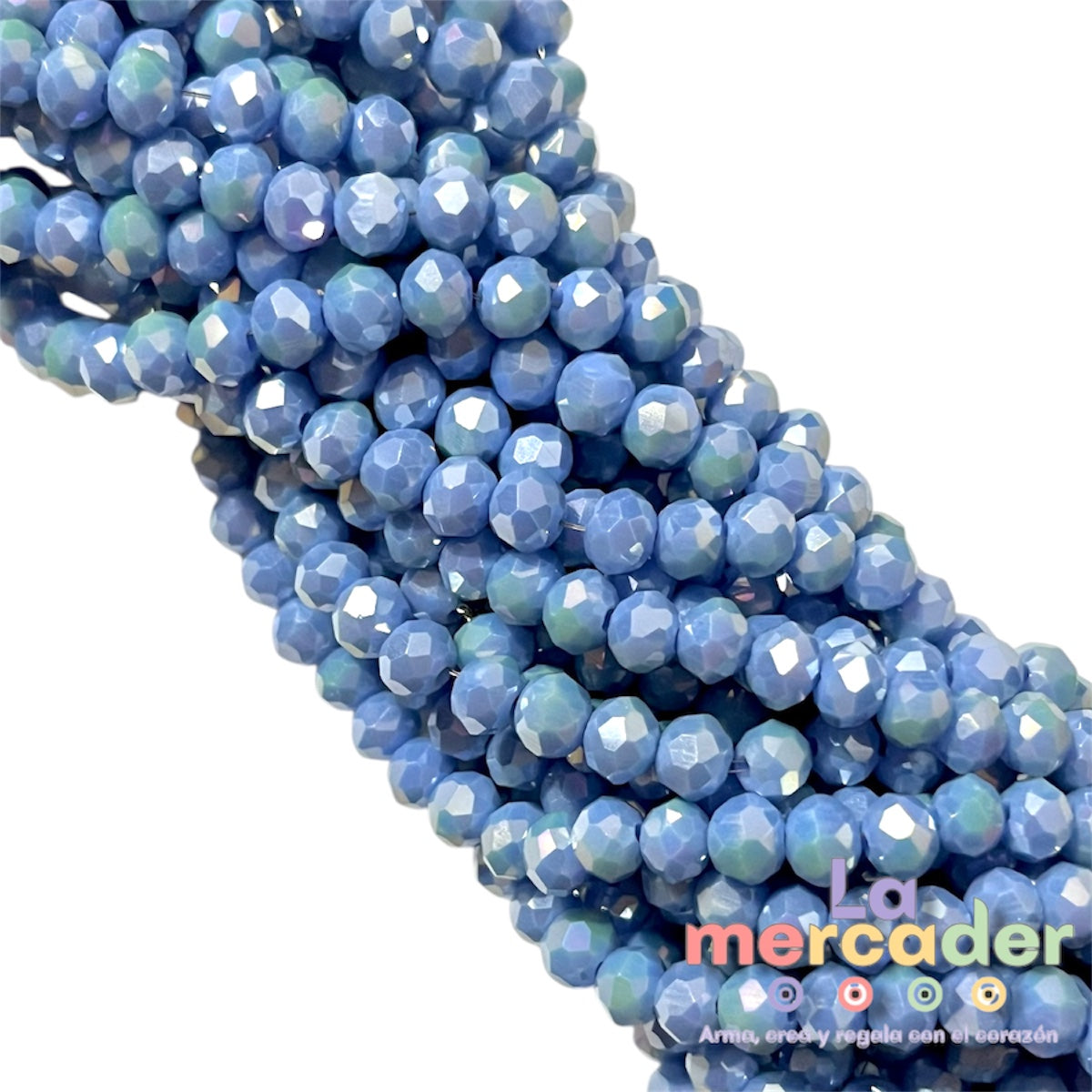 1 Tira Cristal Checo Facetado #6, Joyería, Tira 80 A 85 Pz