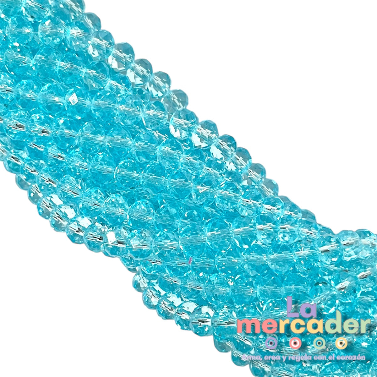 1 Tira Cristal Dona Checo 8mm – Brillo que Inspira ✨