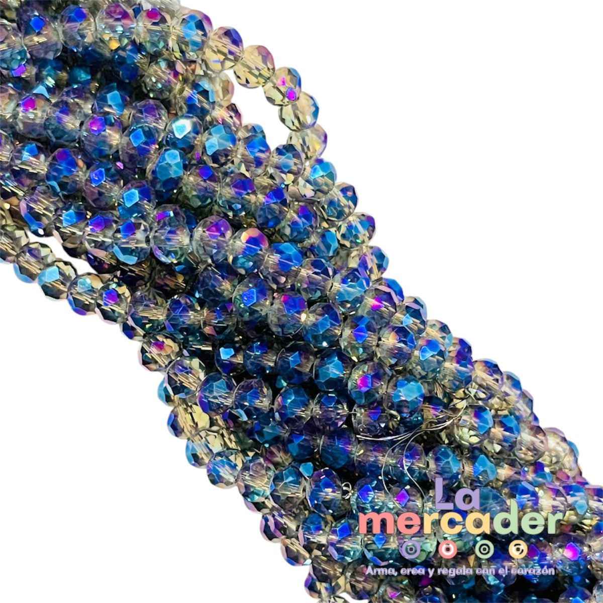 1 Tira Cristal Checo Facetado #6, Joyería, Tira 80 A 85 Pz