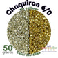 50 gr Chaquiron colores metálicos 6/0 sin calibrar