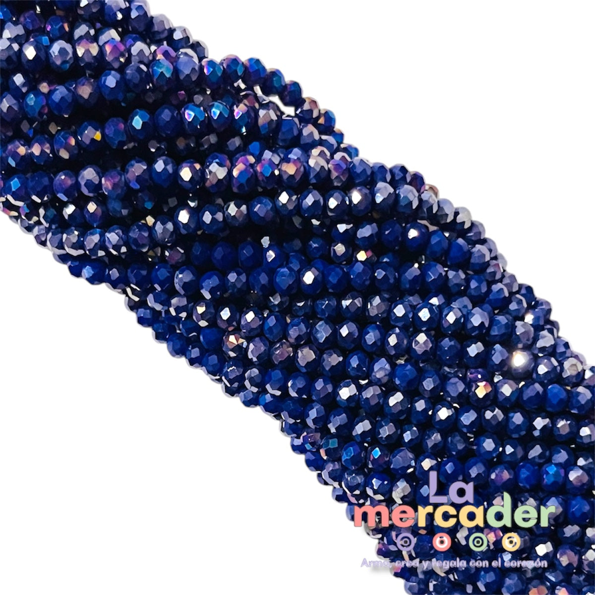 1 Tira De Cristal Checo #4, Cortado Facetado Para Joyería