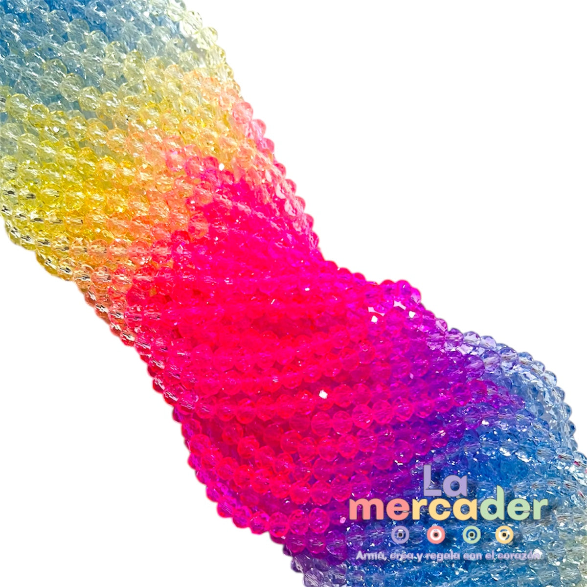 1 Tira Cristal Checo Facetado #6, Joyería, Tira 80 A 85 Pz