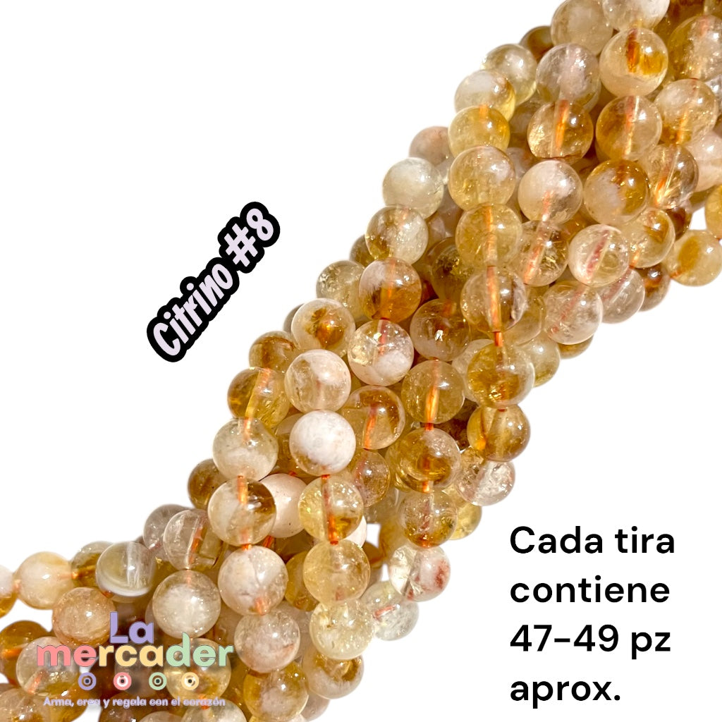 ✨ Citrino natural – La piedra de la abundancia 🍯