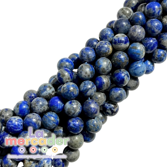 Lapislázuli Denim Natural con Calcita y Pirita