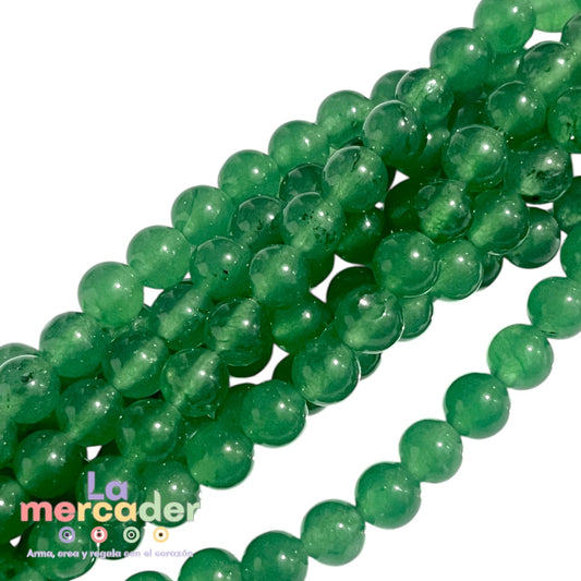 1 Tira Cuarzo Verde- Abundancia y Prosperidad