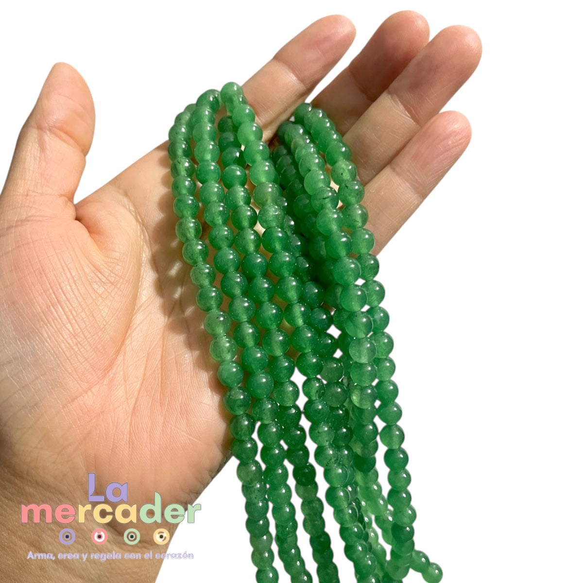 1 Tira Cuarzo Verde- Abundancia y Prosperidad