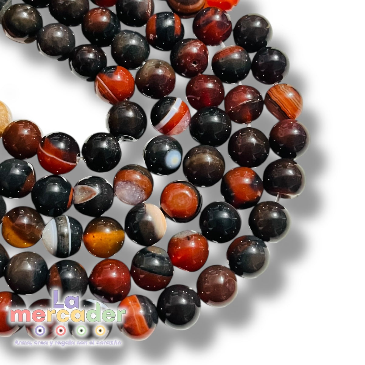 1 Tira Ágata Botswana Eclipse - Protección Energética