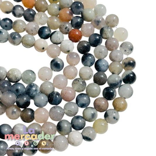 1 Tira Ágata Nube Natural #8 - Calma Mental