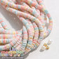 1 Tira Cuentas Heishi Pastel – Concha Natural