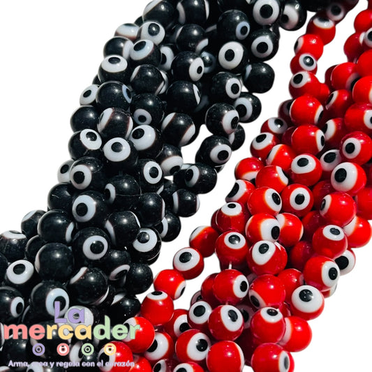 Ojo Turco Redondo #6 - 1 Tira -Resinas