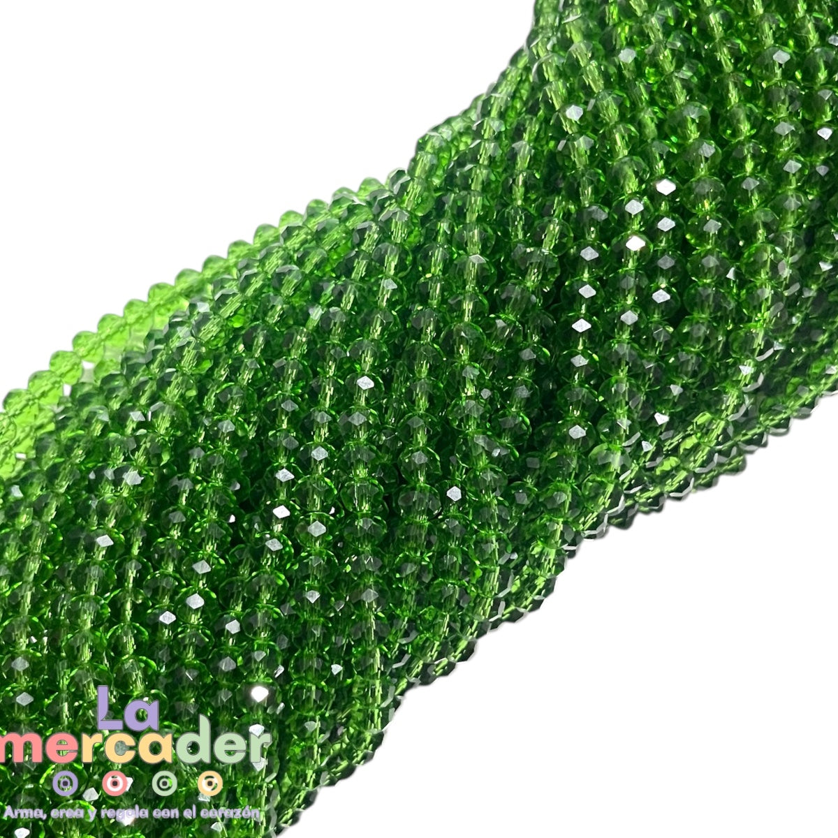 1 Tira Cristal Checo Facetado #6, Joyería, Tira 80 A 85 Pz