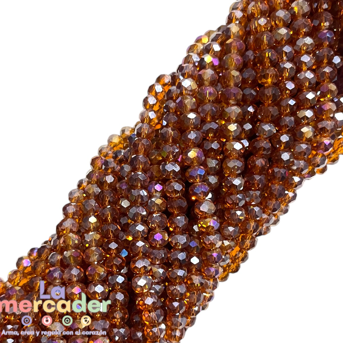 1 Tira Cristal Checo Facetado #6, Joyería, Tira 80 A 85 Pz