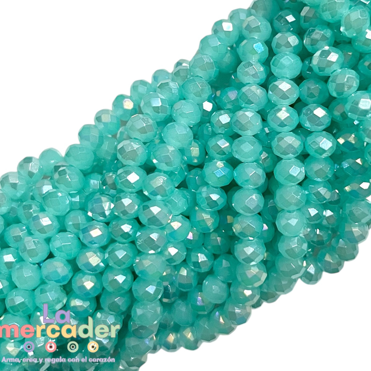 1 Tira Cristal Checo Facetado #6, Joyería, Tira 80 A 85 Pz